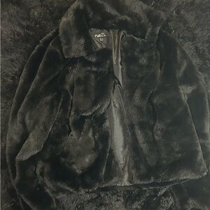 Rue21 Plush Black Teddy Jacket
